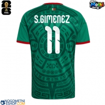 Moški Nogometni dresi Mehika Santiago Gimenez #11 Domači SP 2026 Kratek Rokav